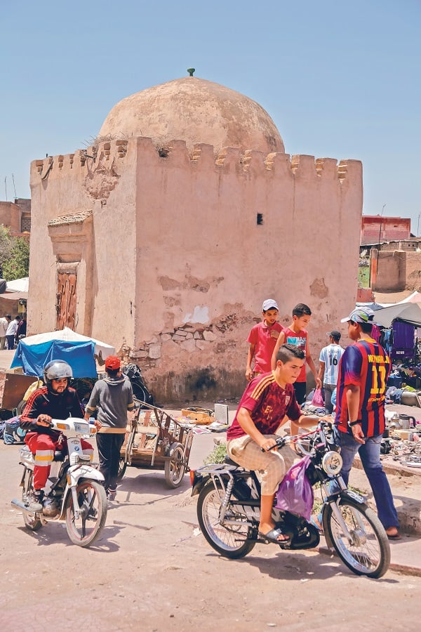 Fietsen in Marrakech