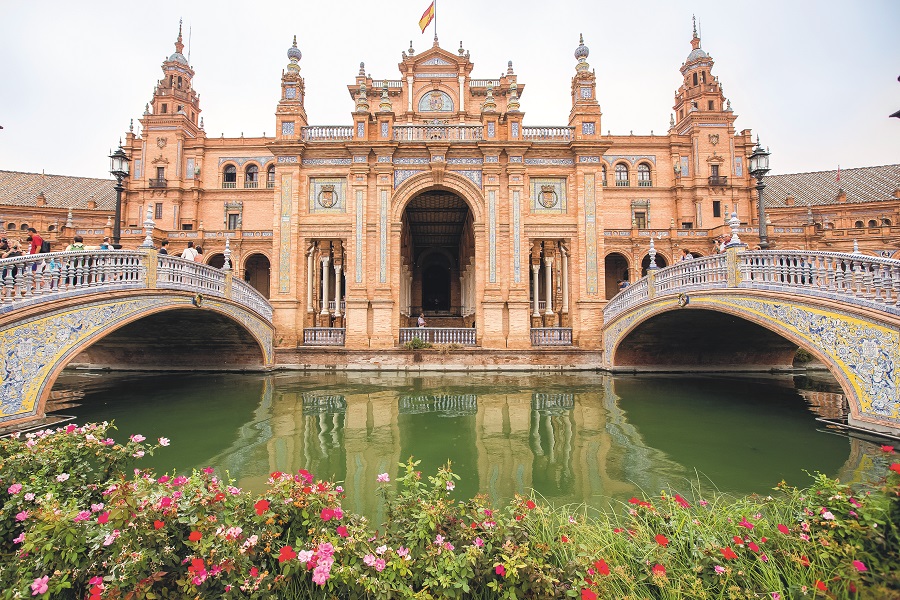 Plaza de Espana in Sevilla