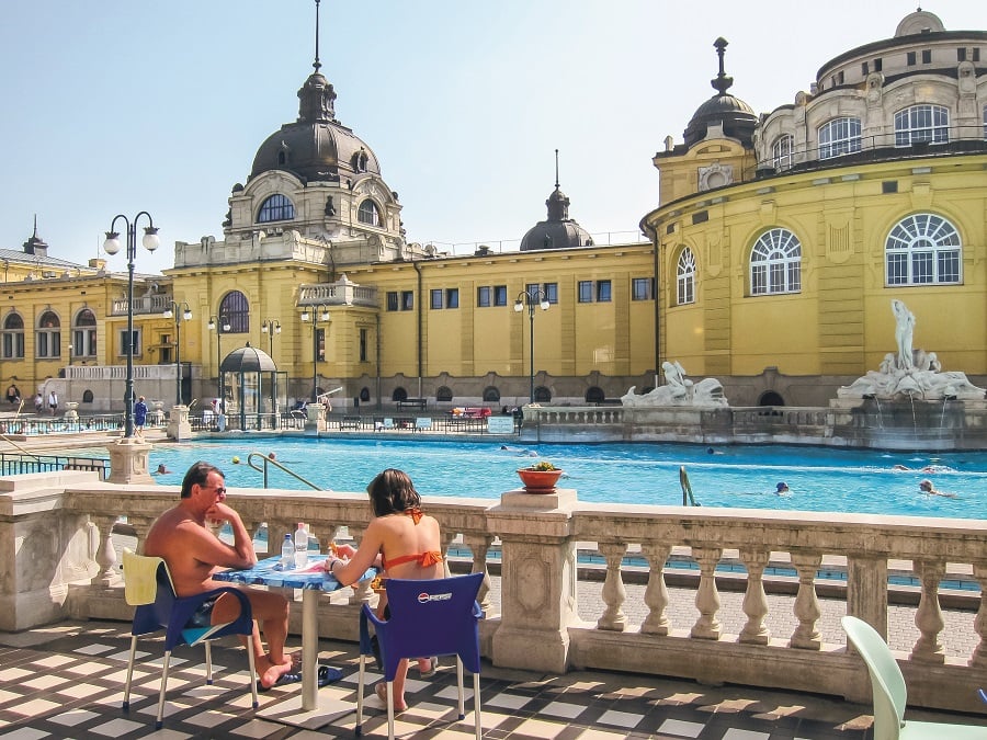 Szechenyi badhuis in Boedapest