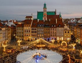 Winter in Warschau