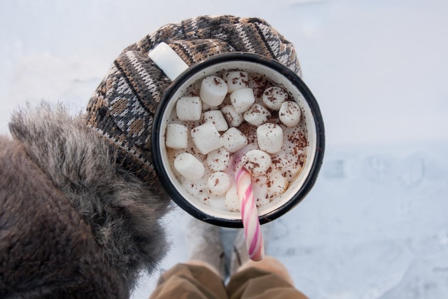 Warme chocolademelk