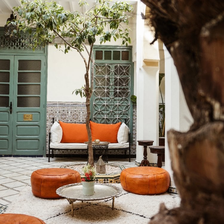 Riad Orange patio