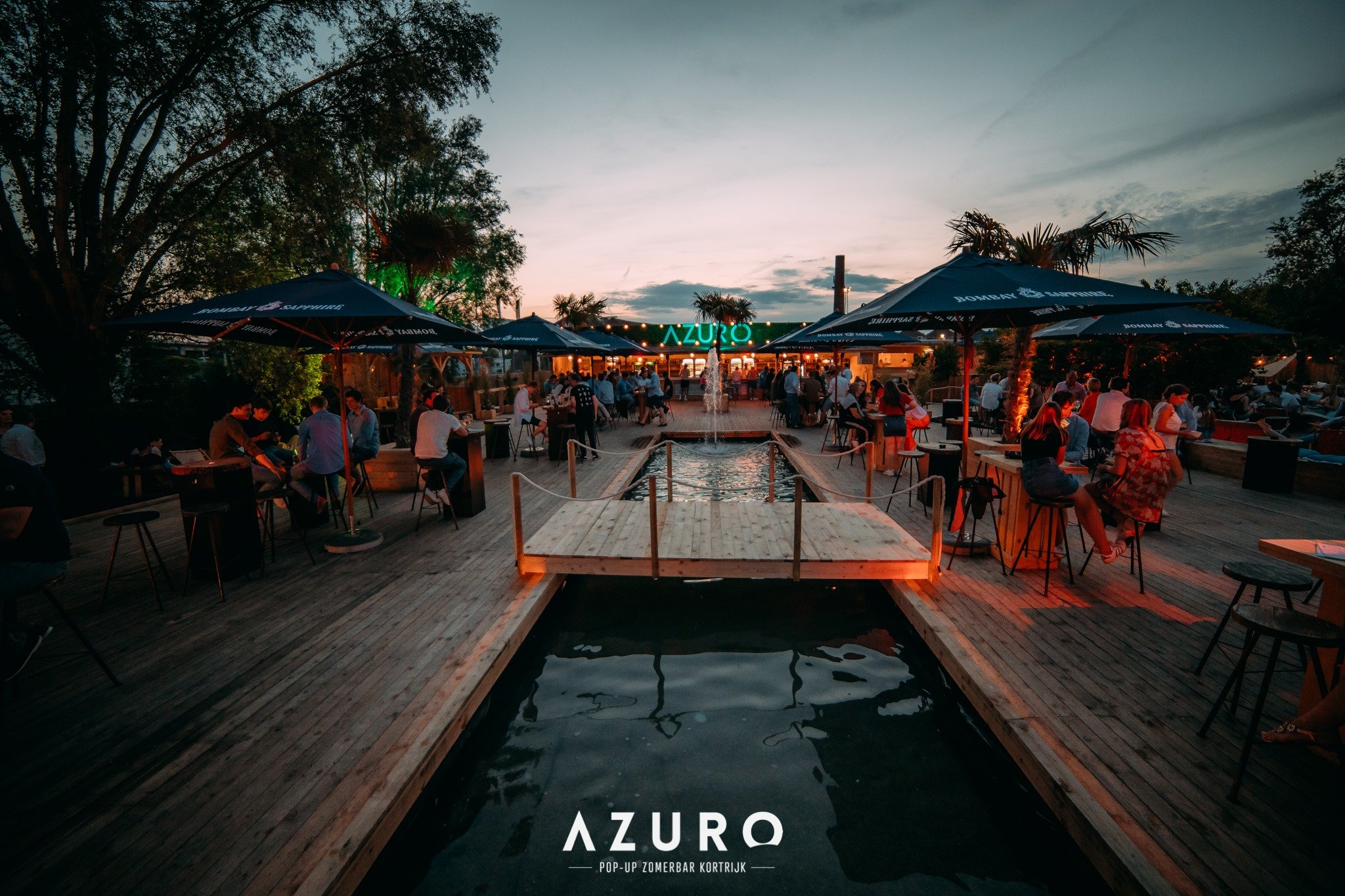 Azuro Zomerbar in Kortrijk