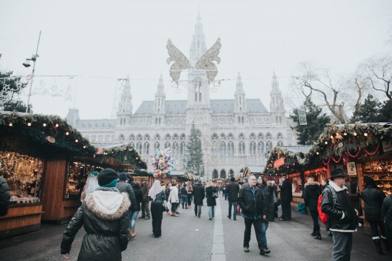 kerstmarkt in Wenen