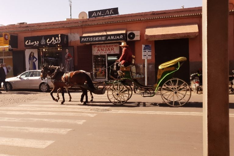 Lege-koets Marrakech coronavirus Marokko