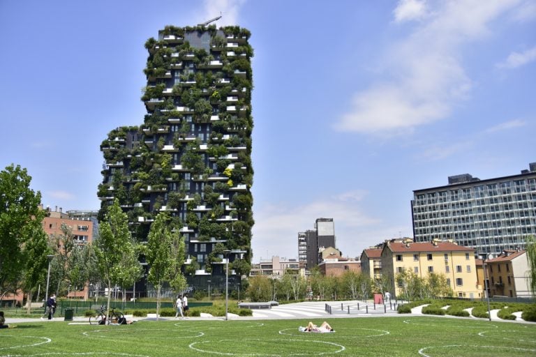 Milaan_Bosco Verticale groene icoon Milaan