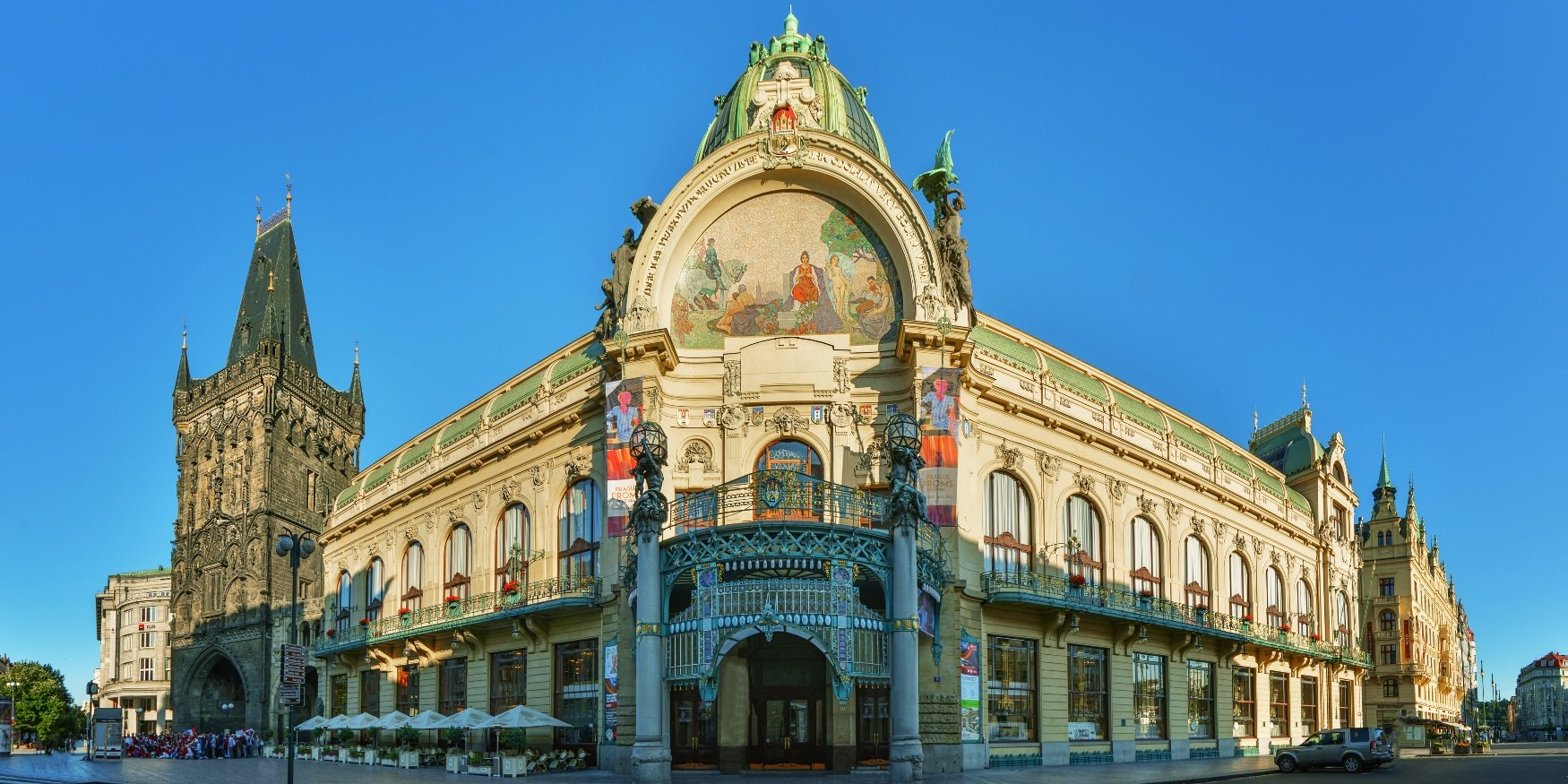 Praag Obecni Dum toppunt art nouveau in Praag