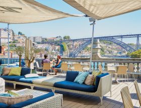 terrassen van Porto