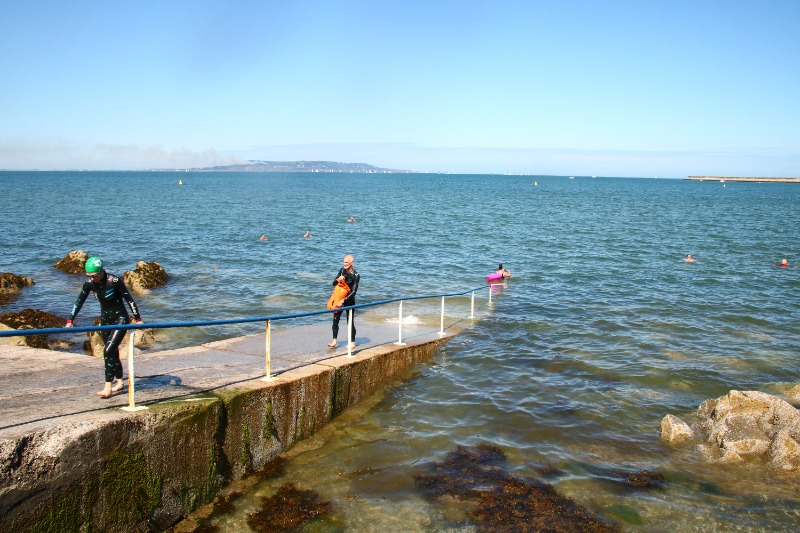 Zwemmen in Dublin, waag een duik in het koele water.