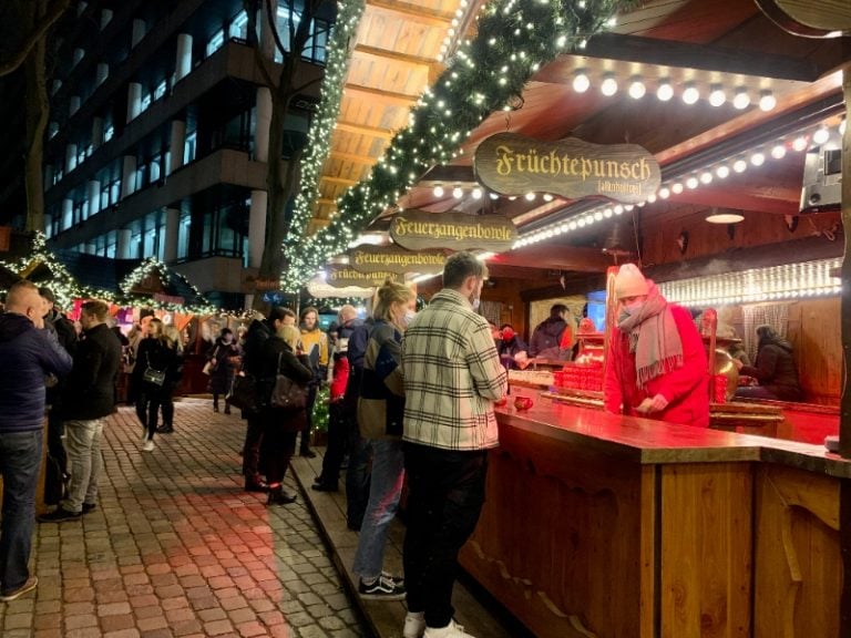 kerstmarkten in Hamburg