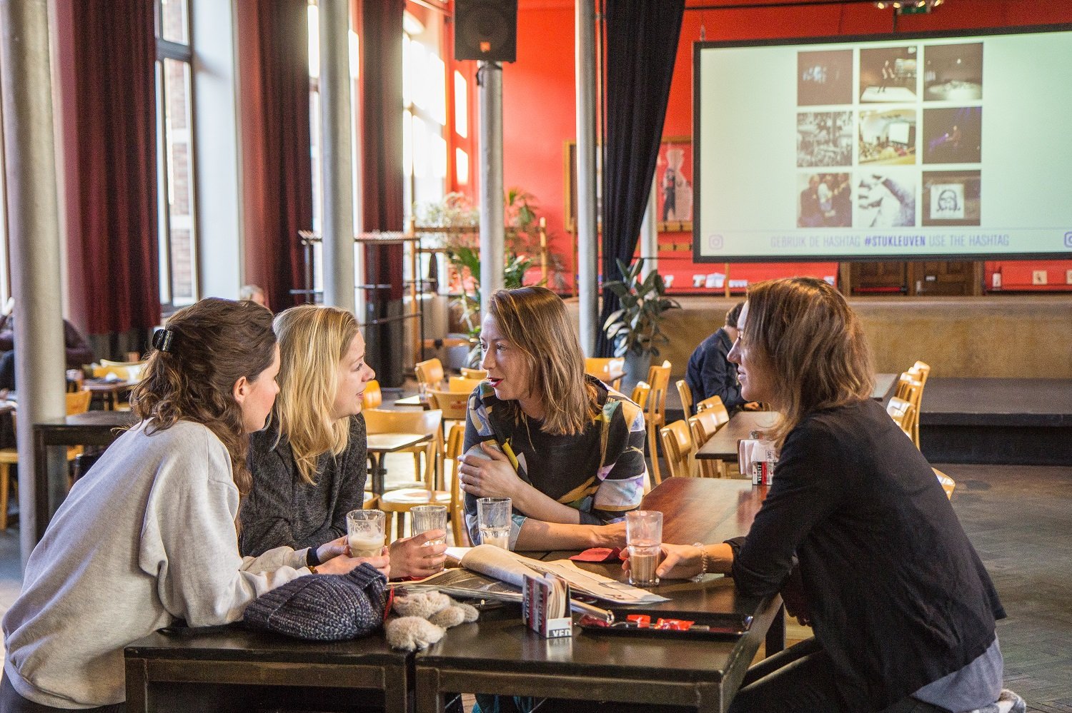 Een café in Leuven