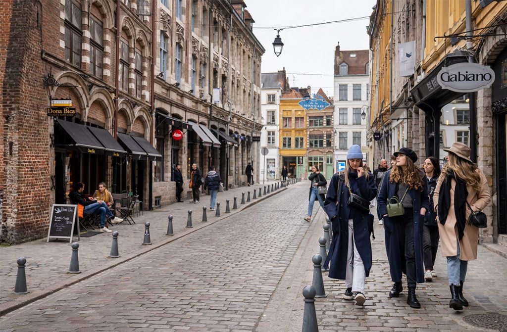 Rue De La Monnaie in Lille