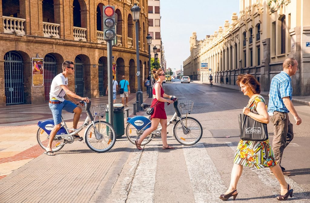 Fietsen in Valencia