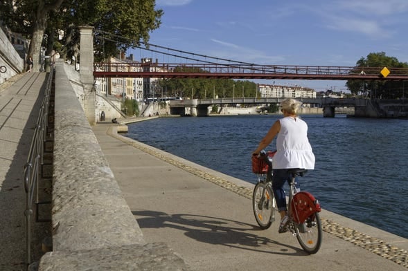 Lyon fietsen in Lyon